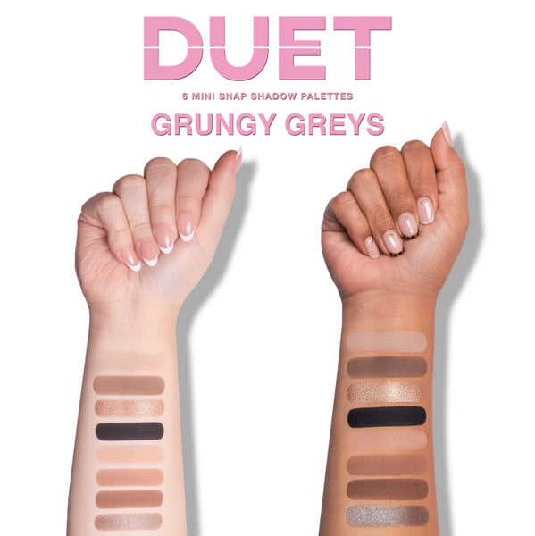 ‘Grungy Greys’ Duet Mini Snap Palette