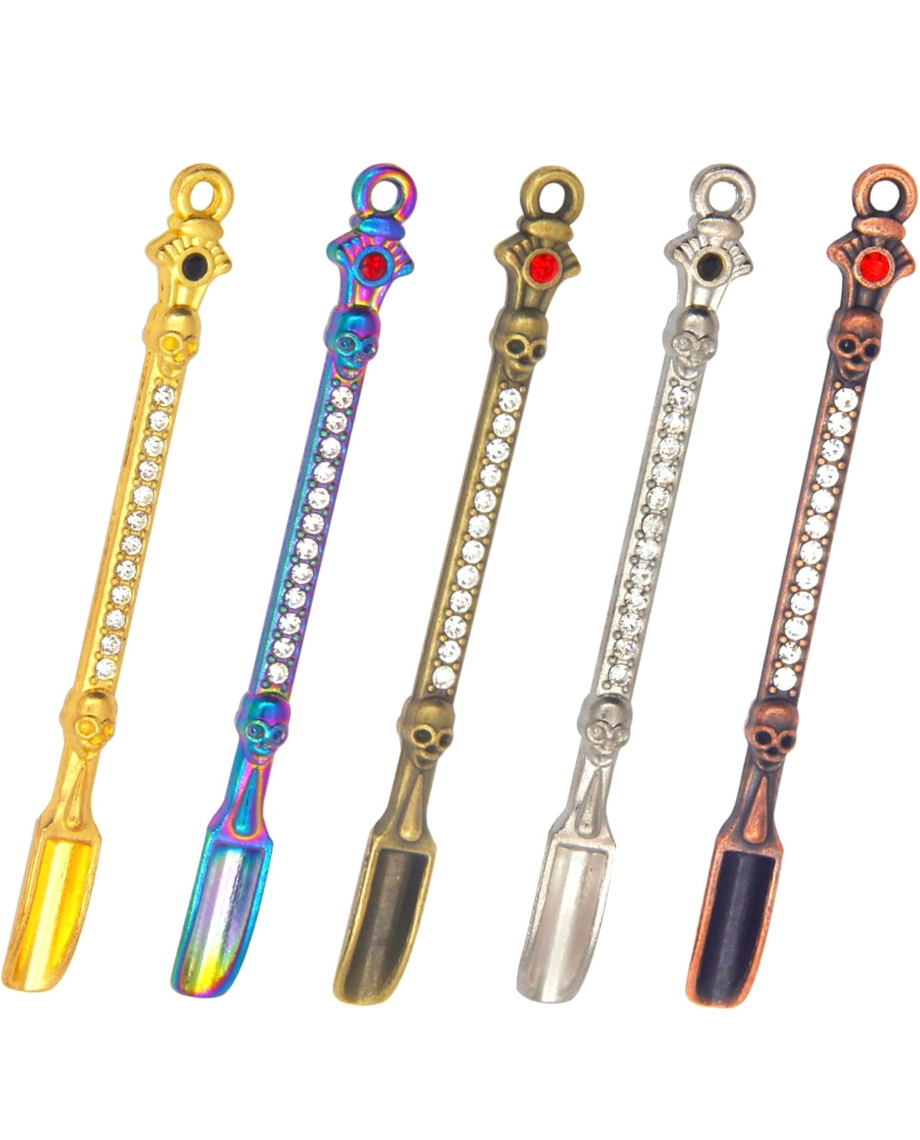 Mini Bedazzled Skeleton Shovel