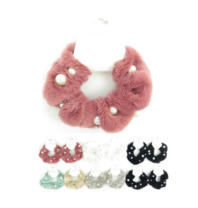 Fur Scrunchies